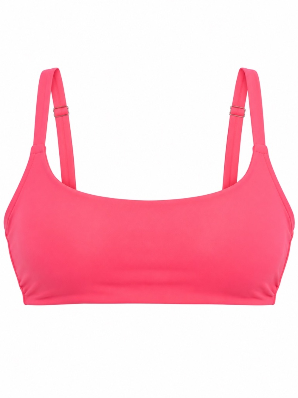 NWOT - Athleta Scoop Bikini Top D-DD in Coral Pink | Size Large